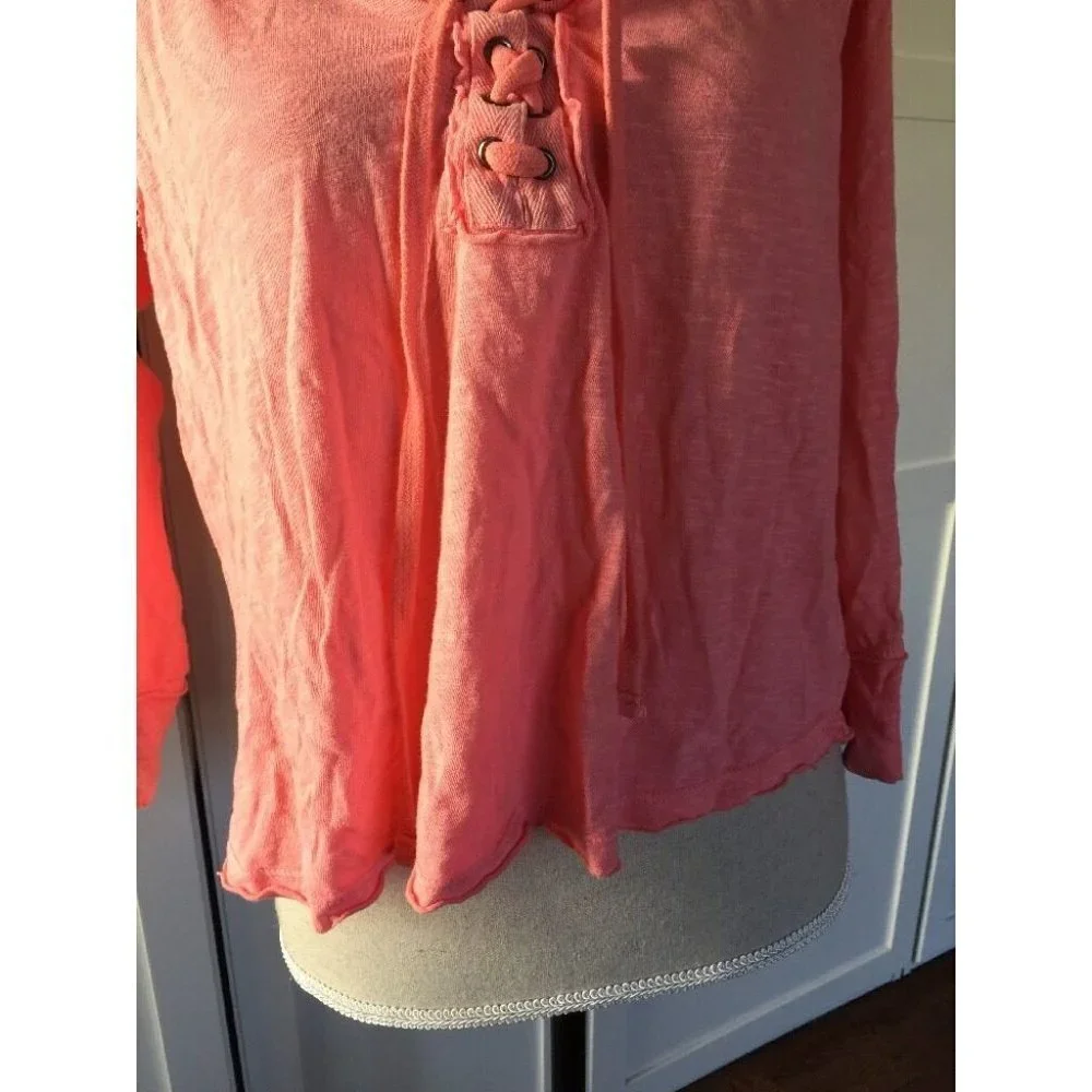 Free People We The Free Pink 'Gatekeeper' Lace-Up